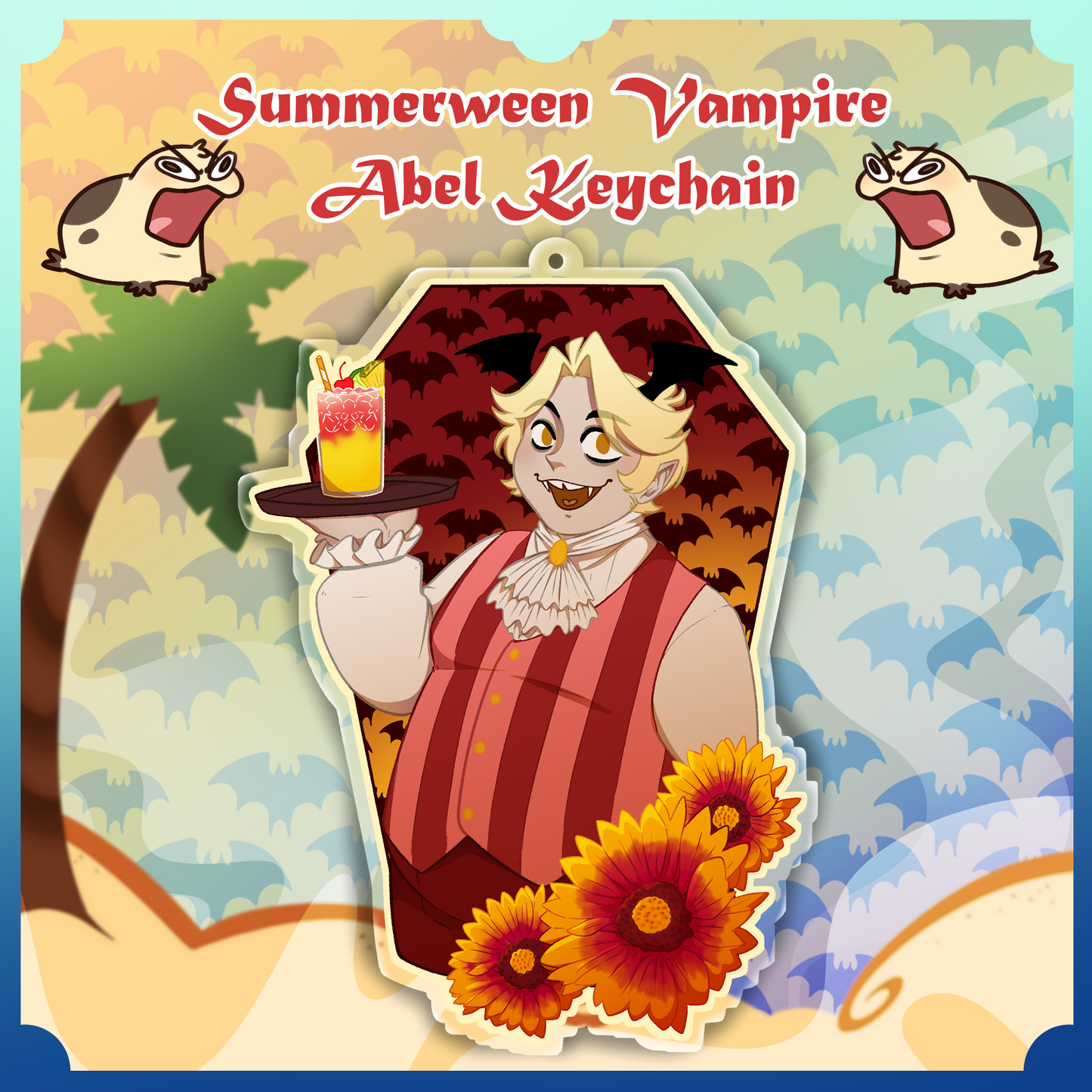 Summerween Vamp Abel Keychain