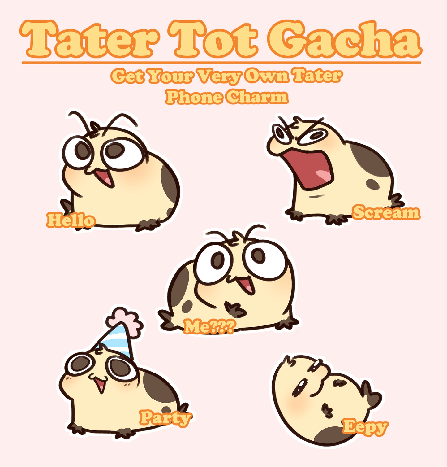 Tater Gacha Phone Charm