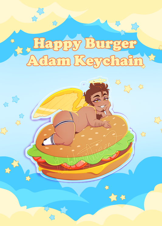 (pre-order) Angel Burger keychain